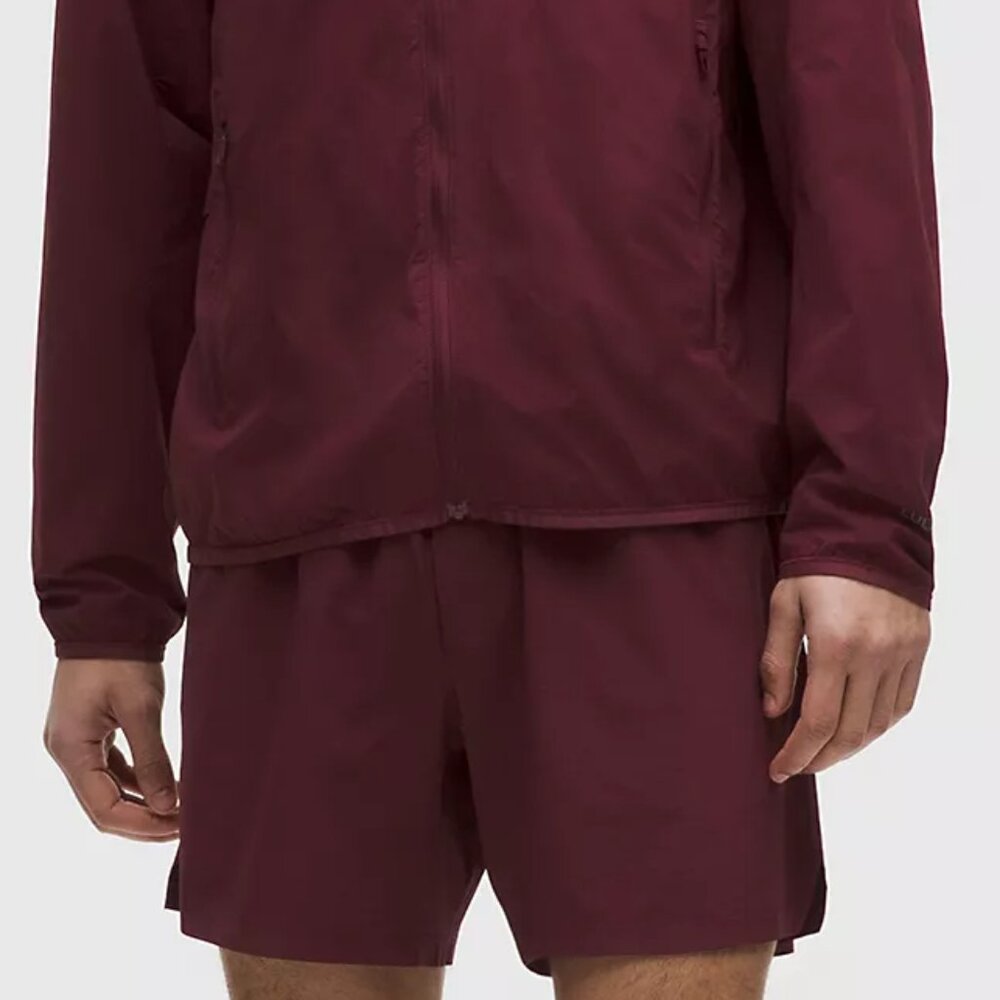 Lululemon Mile Maker Ripstop Lined Short 6" - Burgundy Bay - Size XXL - BNWT